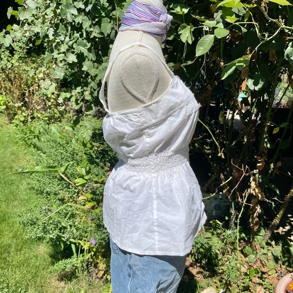 Crisp White BOHO blouse - Picture 3 of 7